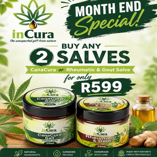 BUY ANY 2 SALVES FOR ONLY R599